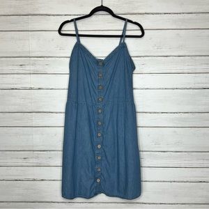 Maurices Button Front Denim Dress Size XXL
